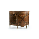Sheraton Style Bowfront Light Mahogany Commode