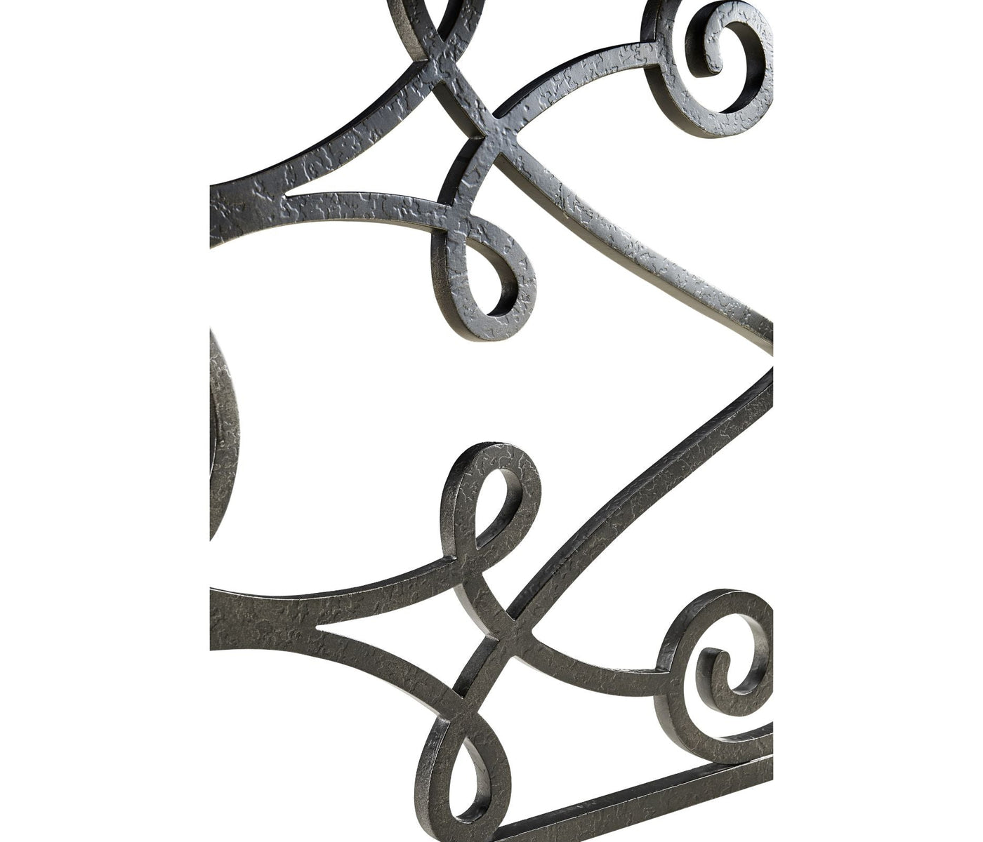 Large Console Table Wrought Iron - Limed