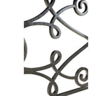 Large Console Table Wrought Iron - Limed