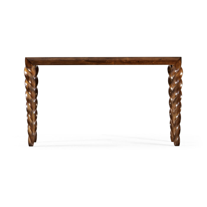 Twist Console Table Barley - Walnut