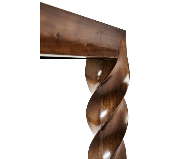 Twist Console Table Barley - Walnut