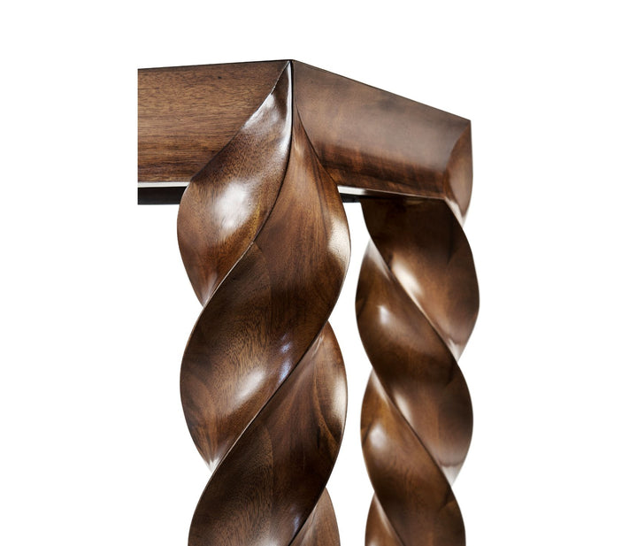 Twist Console Table Barley - Walnut