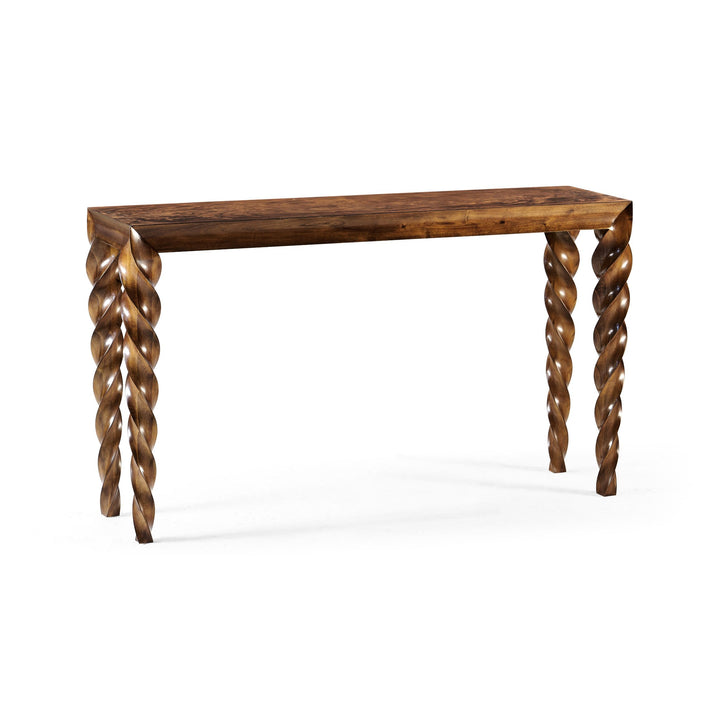 Twist Console Table Barley - Walnut