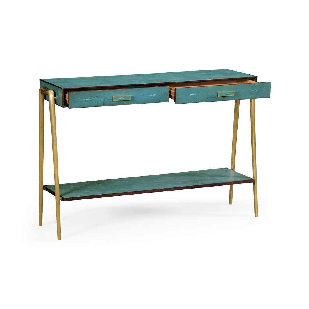 Console Table French 1930s - Brass
