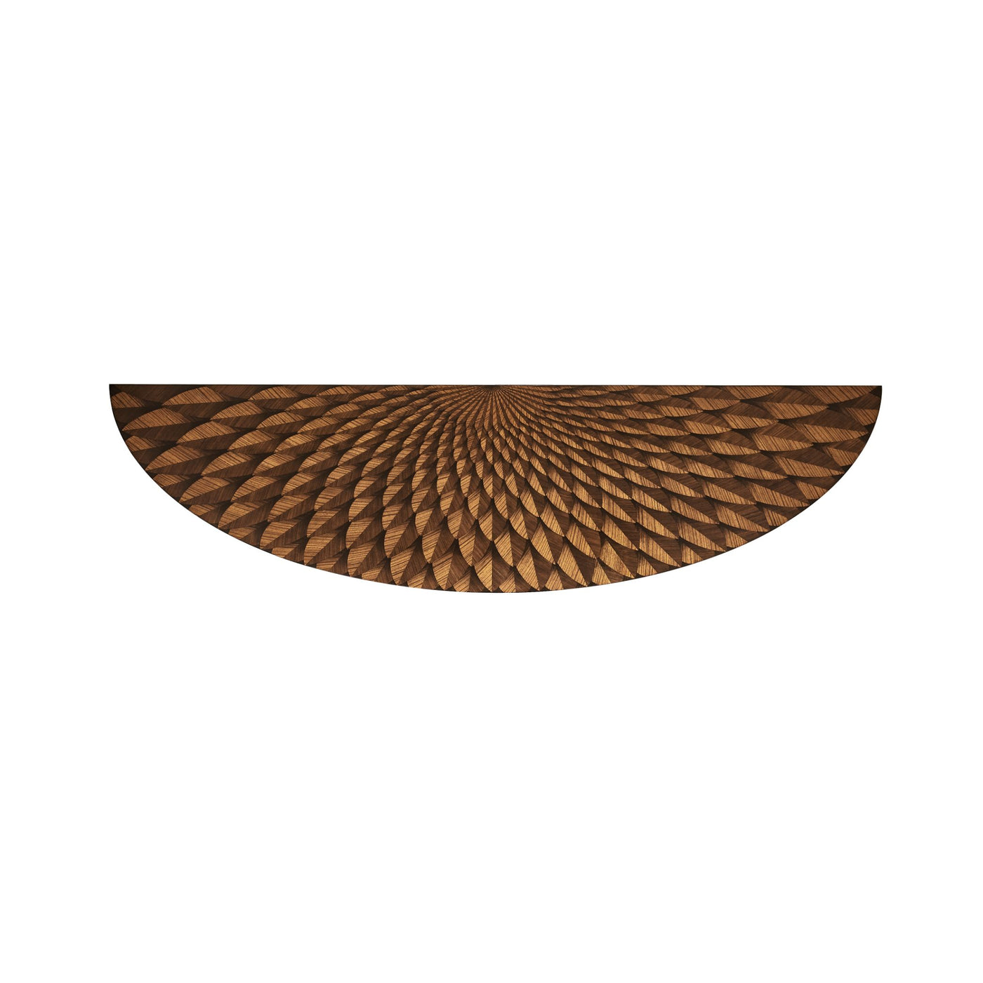 Feather Inlay Hand snidat konsolbord