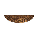 Feather Inlay Hand snidat konsolbord