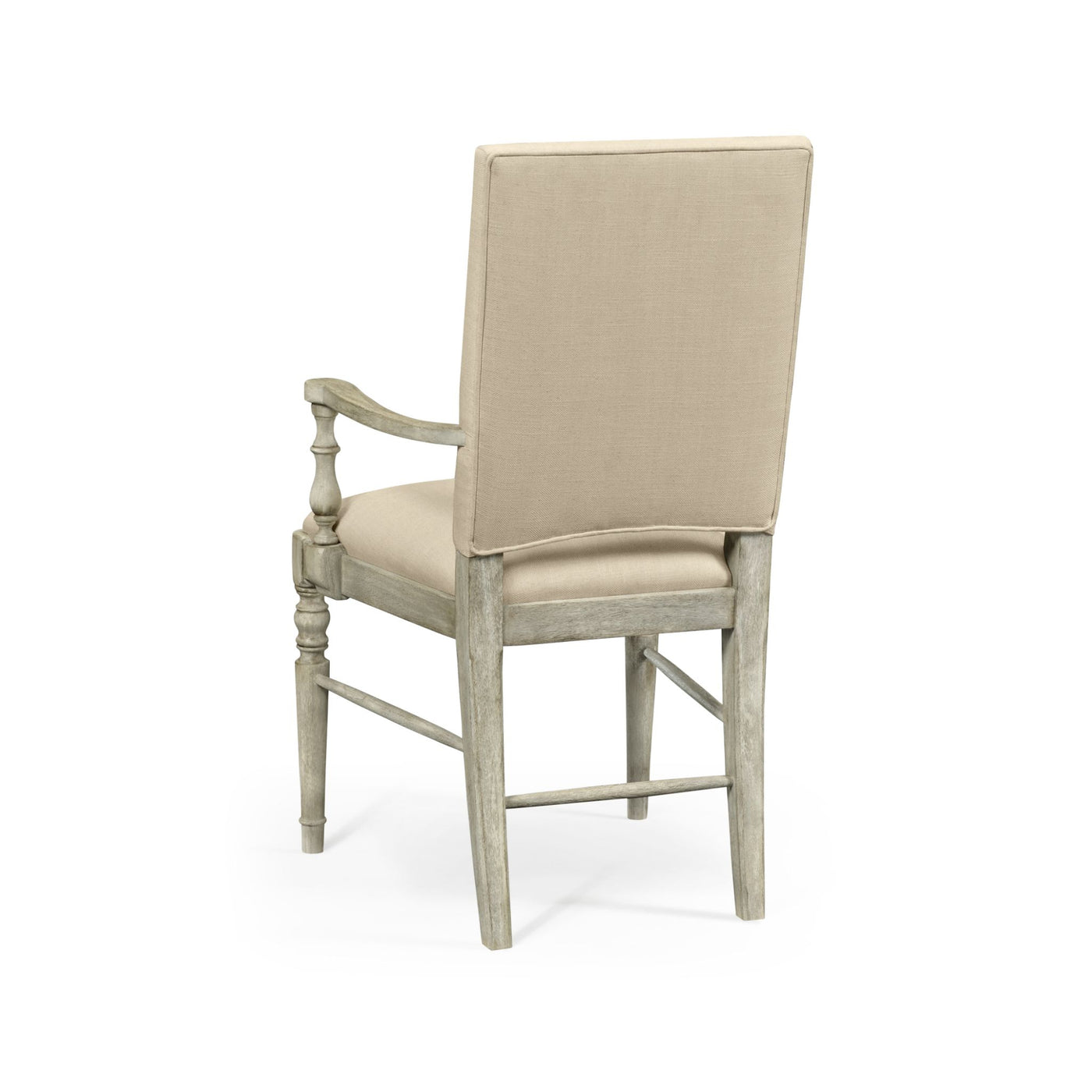 Casual Upholstered Dining Arm Chair in Mazo - Anyique Dark Grey - Jonathan Charles