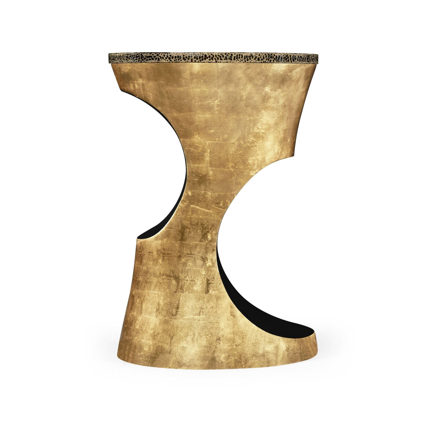 Emperor Gold Round Cut-Out Lamp Table