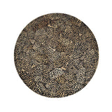 Emperor Gold Round Cut-Out Lamp Table