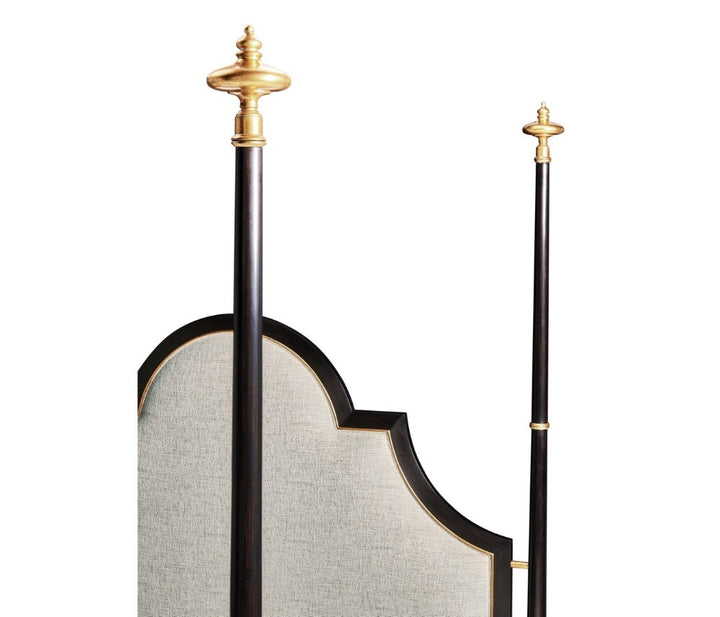 Four Poster fusion & Gilded UK Super King Bed