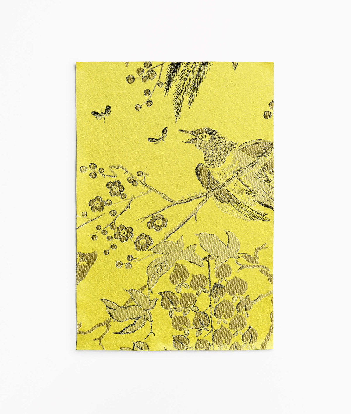 Silkbird Jacquard Lime lac (6) — Dedar tyg