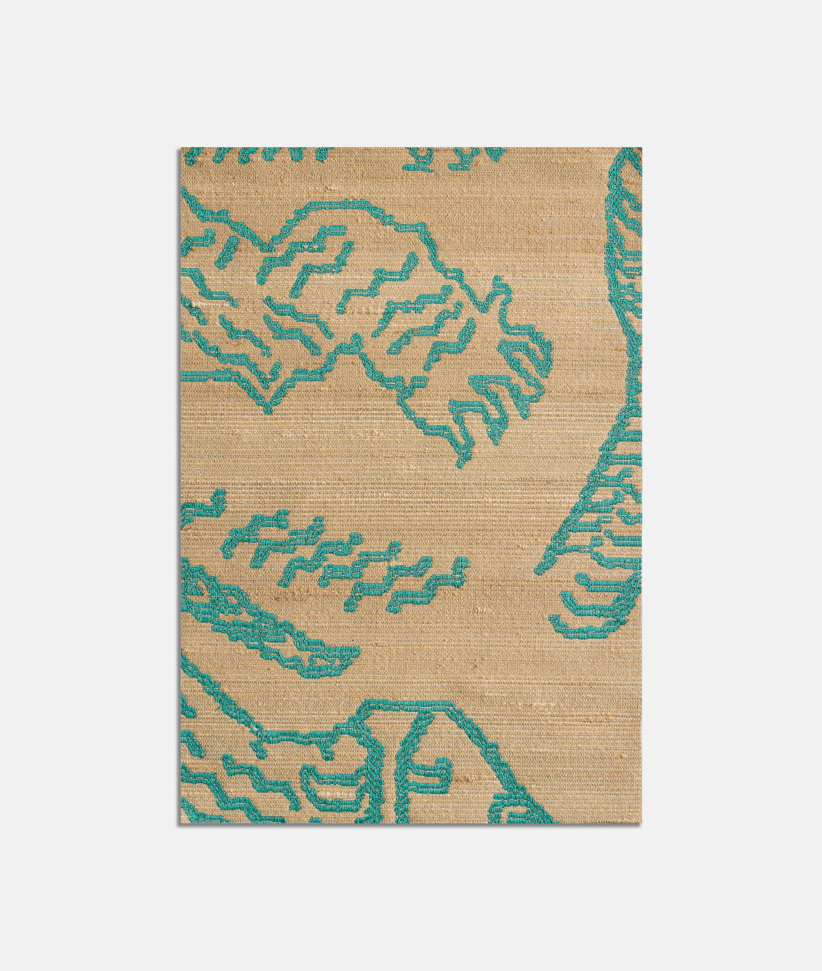 Tiger Silk Miami green (4) — Dedar tyg