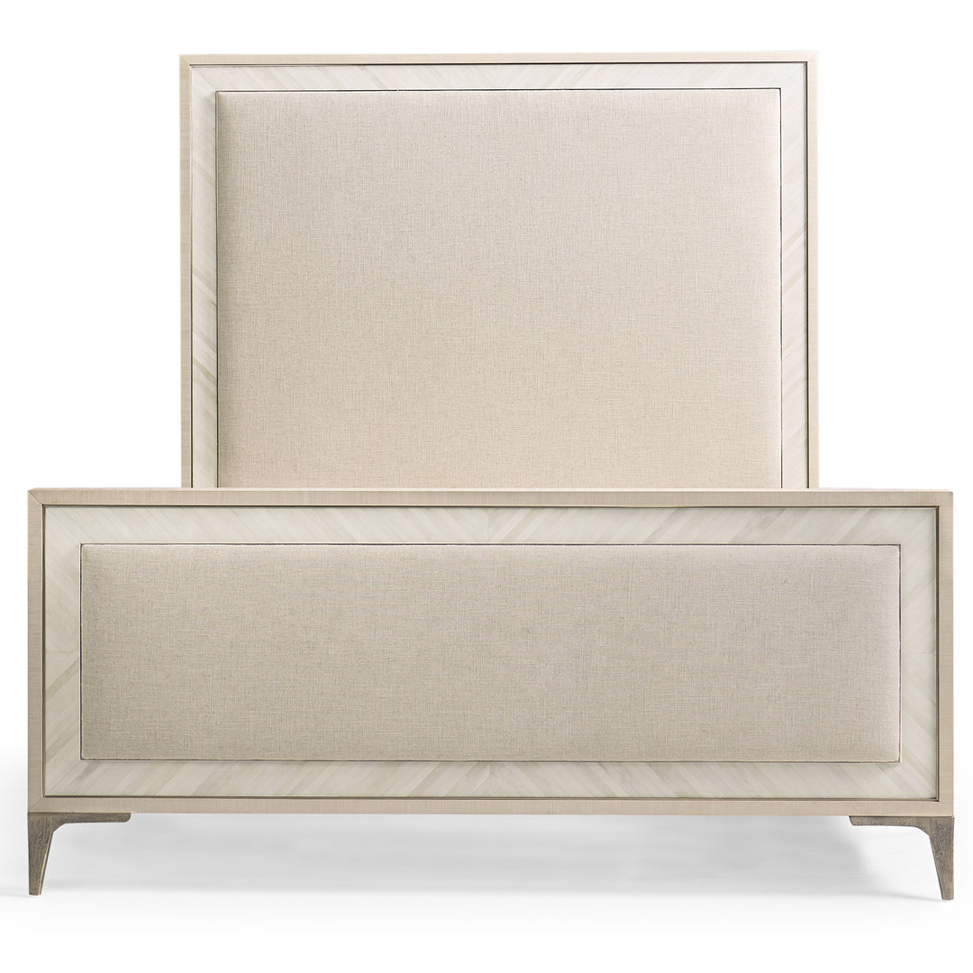Tideline Bone & Linen Upholstered UK King Bed - Jonathan Charles
