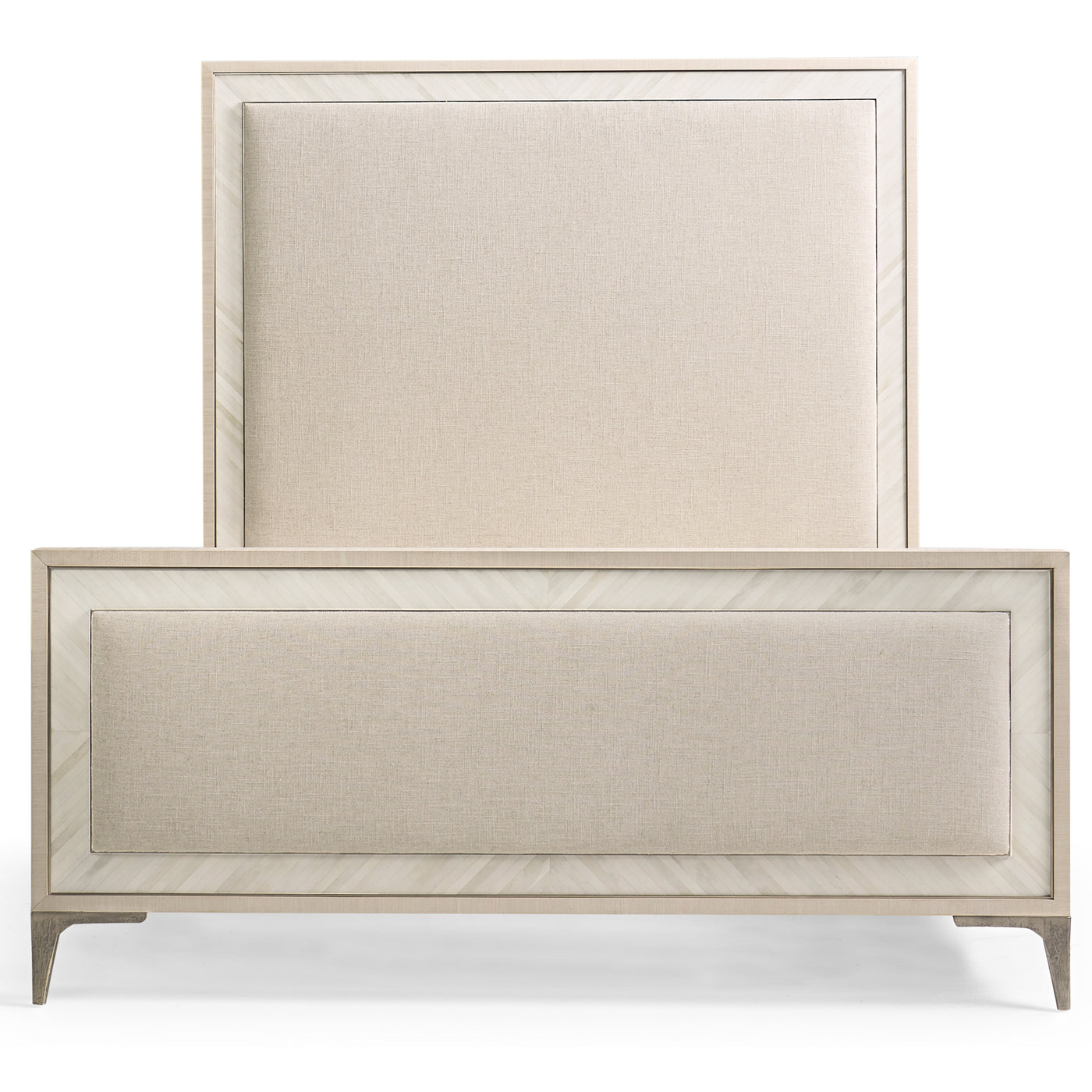 Tideline Bone & Linen Upholstered UK King Bed - Jonathan Charles