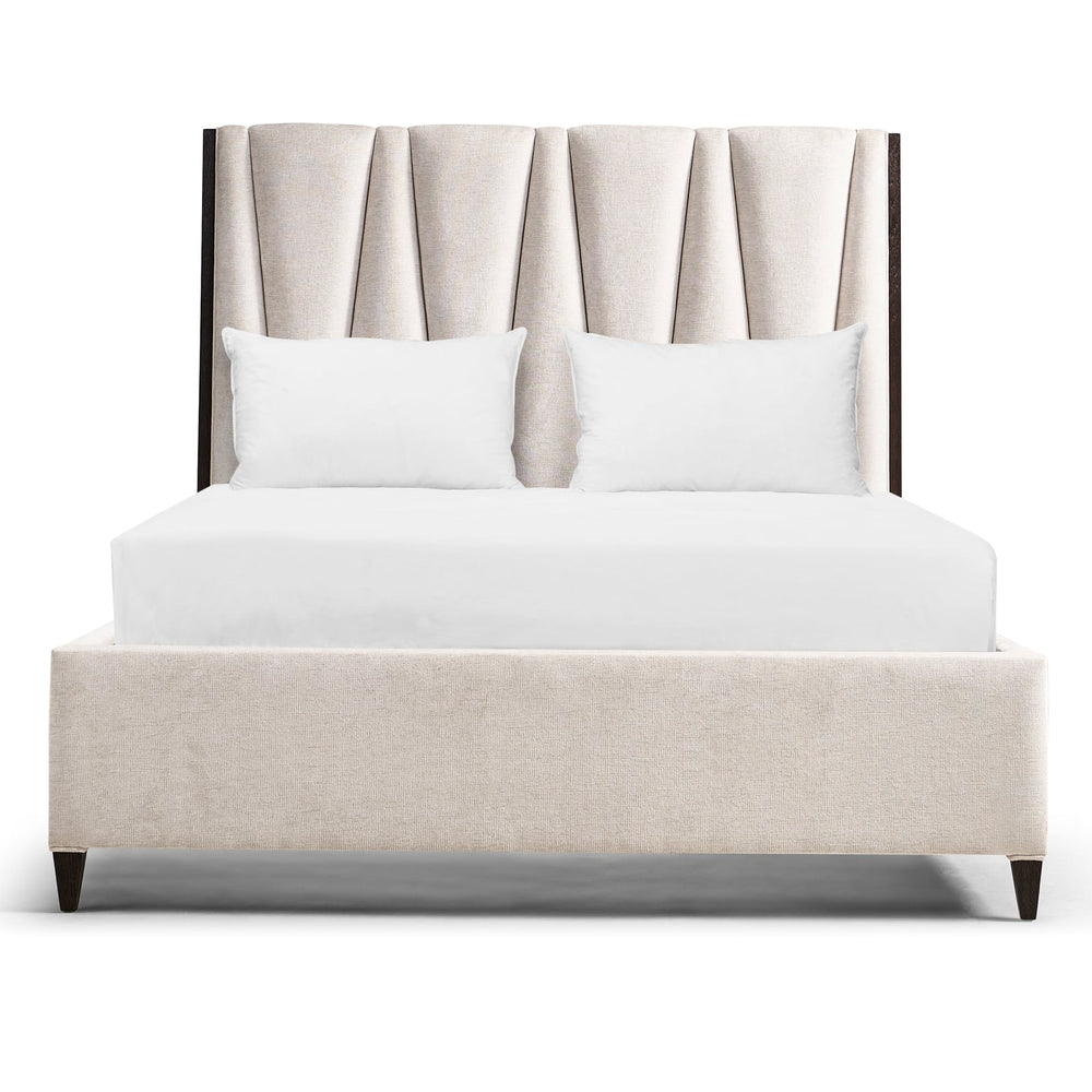 Geometric King Upholstered Bed - Jonathan Charles