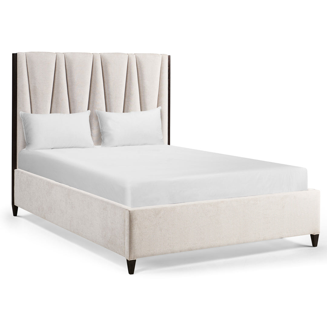 Geometric King Upholstered Bed - Jonathan Charles