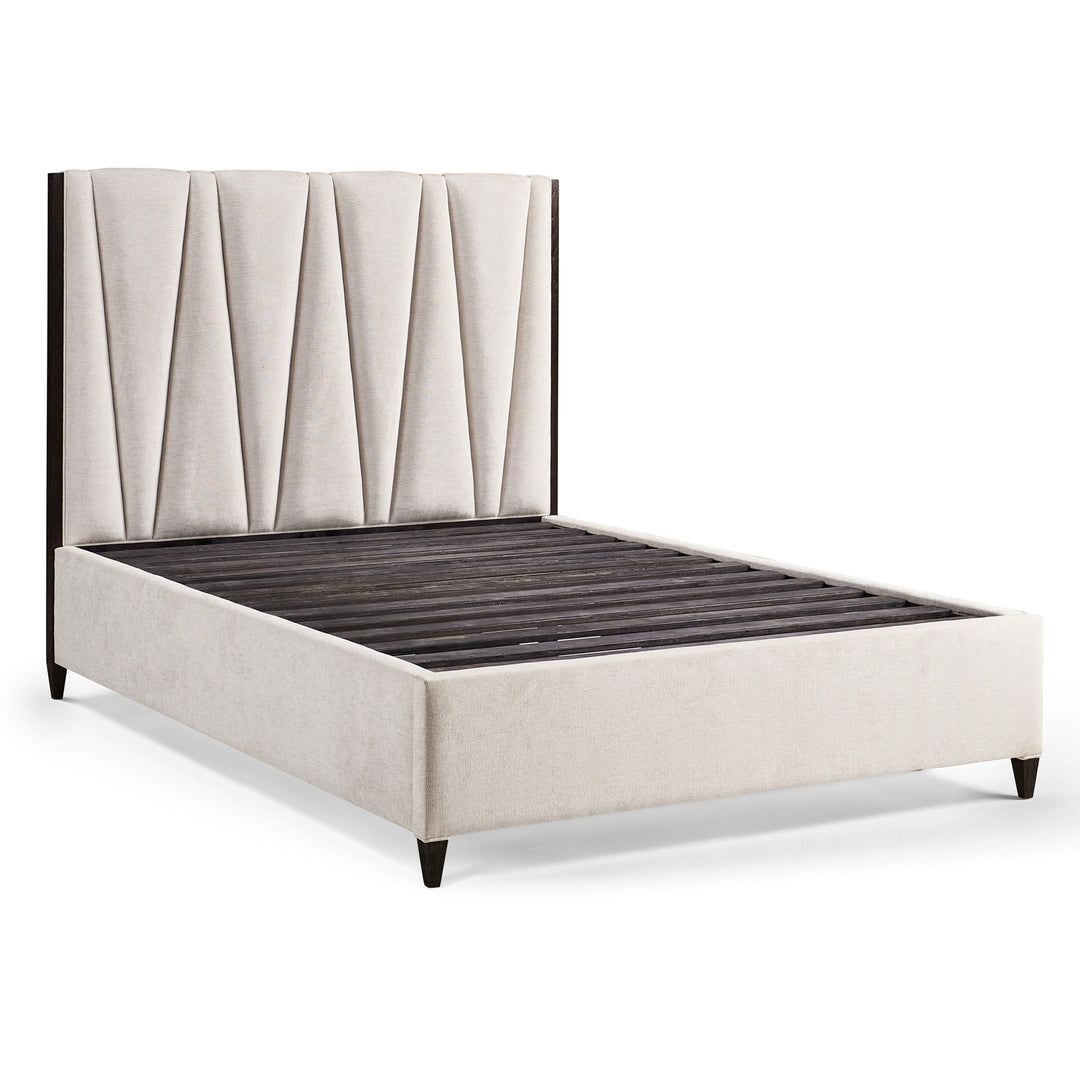 Geometric King Upholstered Bed - Jonathan Charles