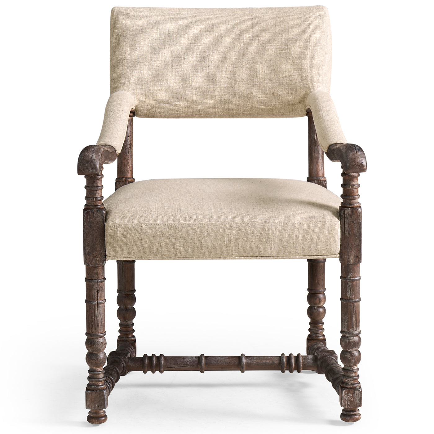 Caldera Oscura Upholstered Arm Chair - Jonathan Charles