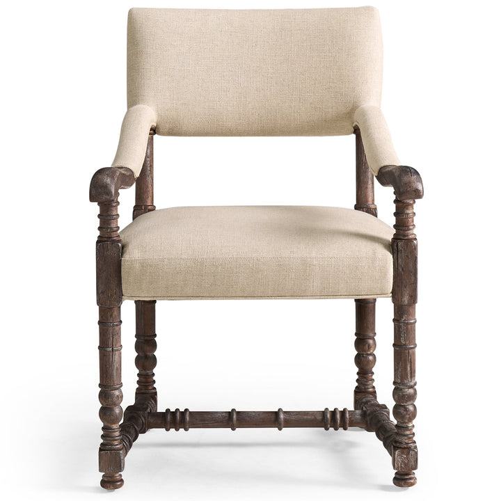 Caldera Oscura Upholstered Arm Chair - Jonathan Charles
