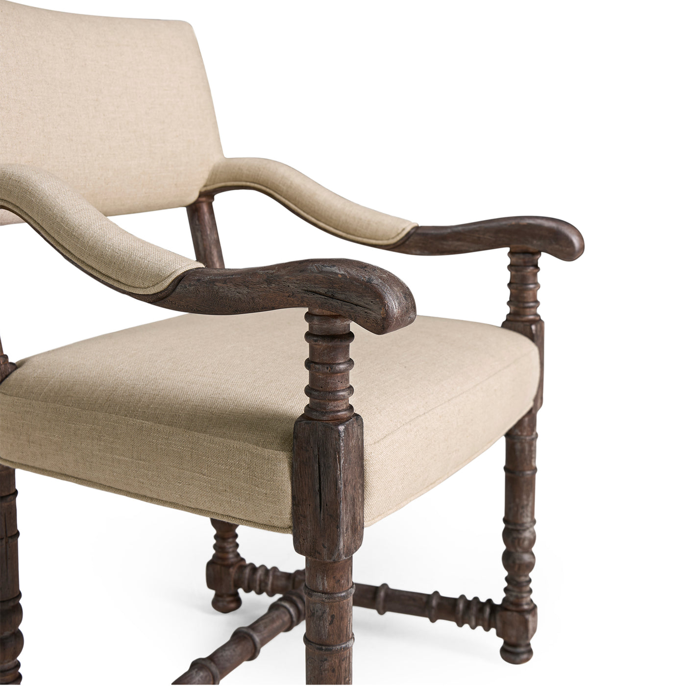 Caldera Oscura Upholstered Arm Chair - Jonathan Charles