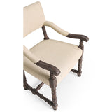 Caldera Oscura Upholstered Arm Chair - Jonathan Charles