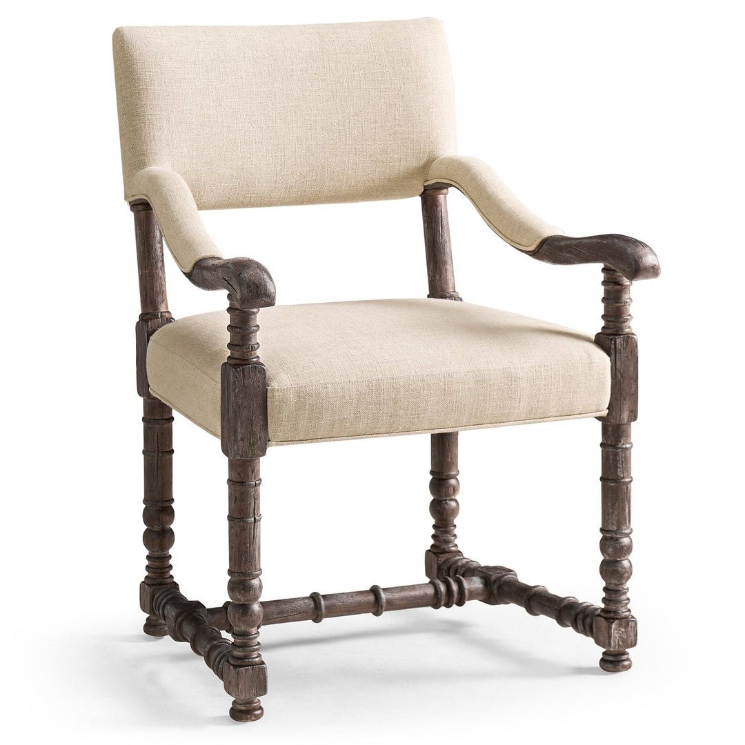 Caldera Oscura Upholstered Arm Chair - Jonathan Charles