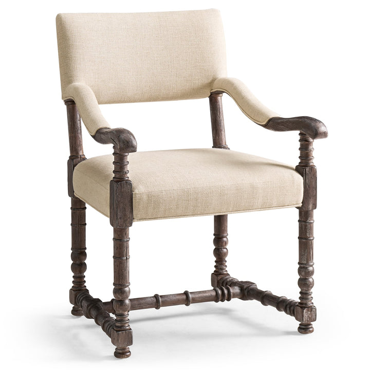 Caldera Oscura Upholstered Arm Chair - Jonathan Charles