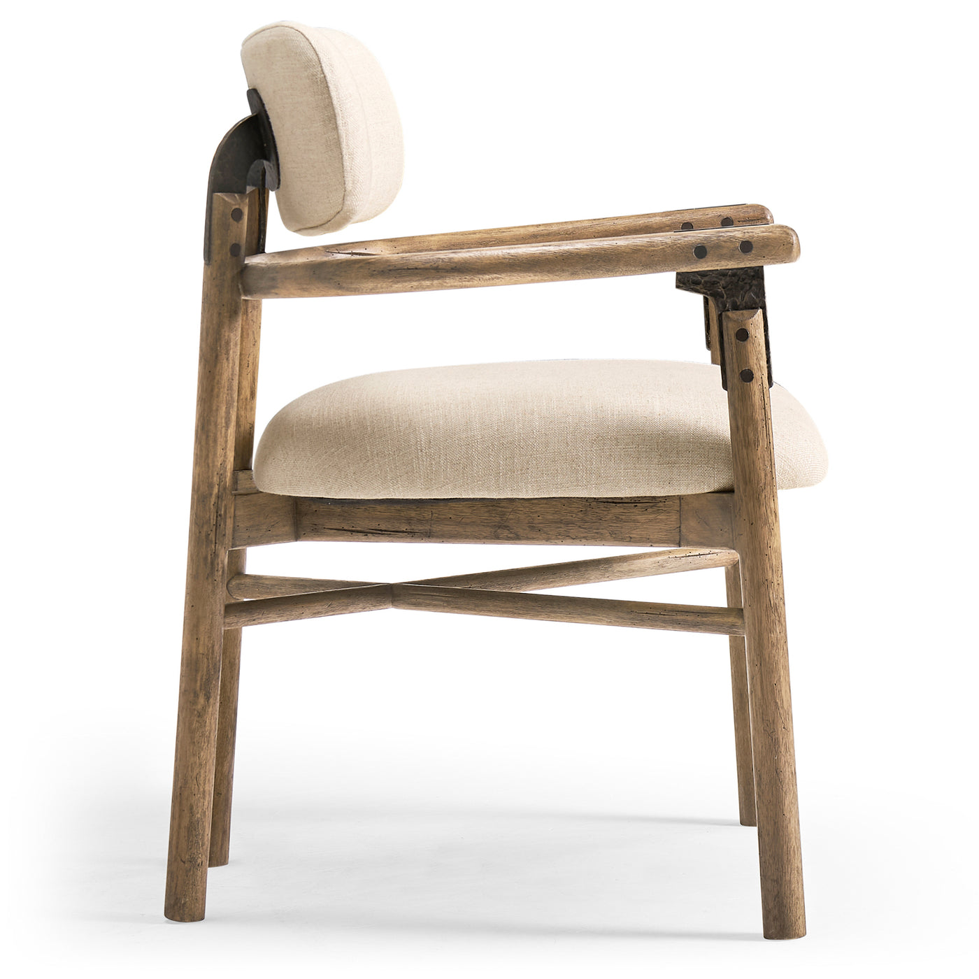 Stone Ridge Upholstered Dining Arm Chair - Jonathan Charles