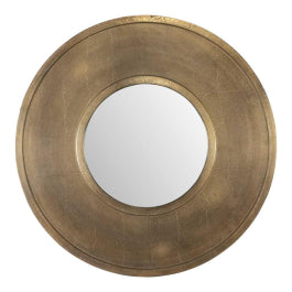 Axel Round Brass Mirror - undefined
