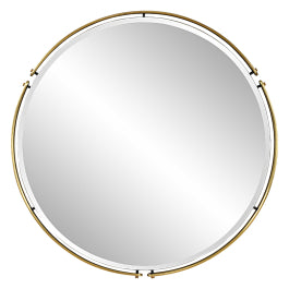 Wesley Round Mirror - undefined