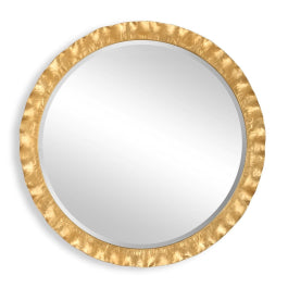 Haya Round Gold Mirror - undefined