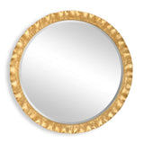 Haya Round Gold Mirror - undefined