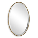 Twisted Branch Oval Mirror - undefined