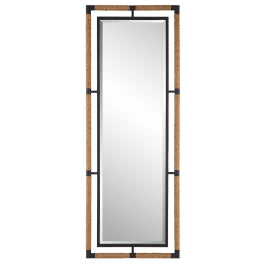 Melville Iron &amp; Rope Tall Mirror - undefined