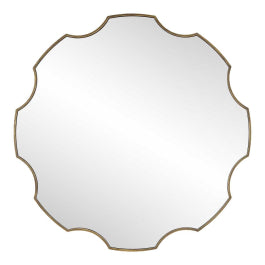 Gearing Up Bronze Mirror