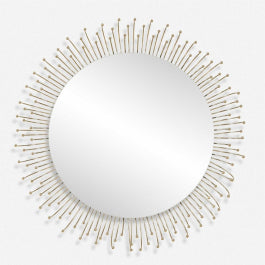 Aga Round Gold Mirror - undefined