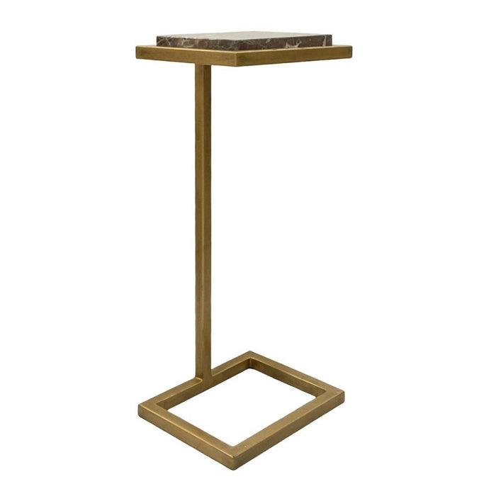 Myra Antique Gold Side Table - Keiichi