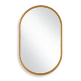 Brushed Gold Pill Mirror - Keiichi