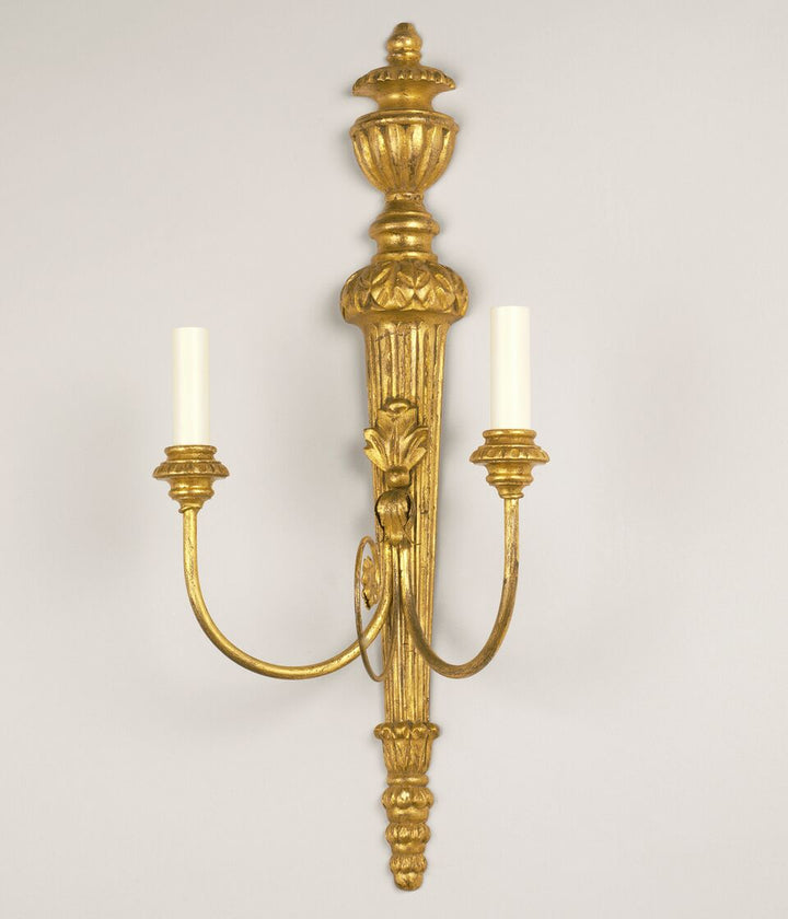 Saltram Giltwood Vägglampa