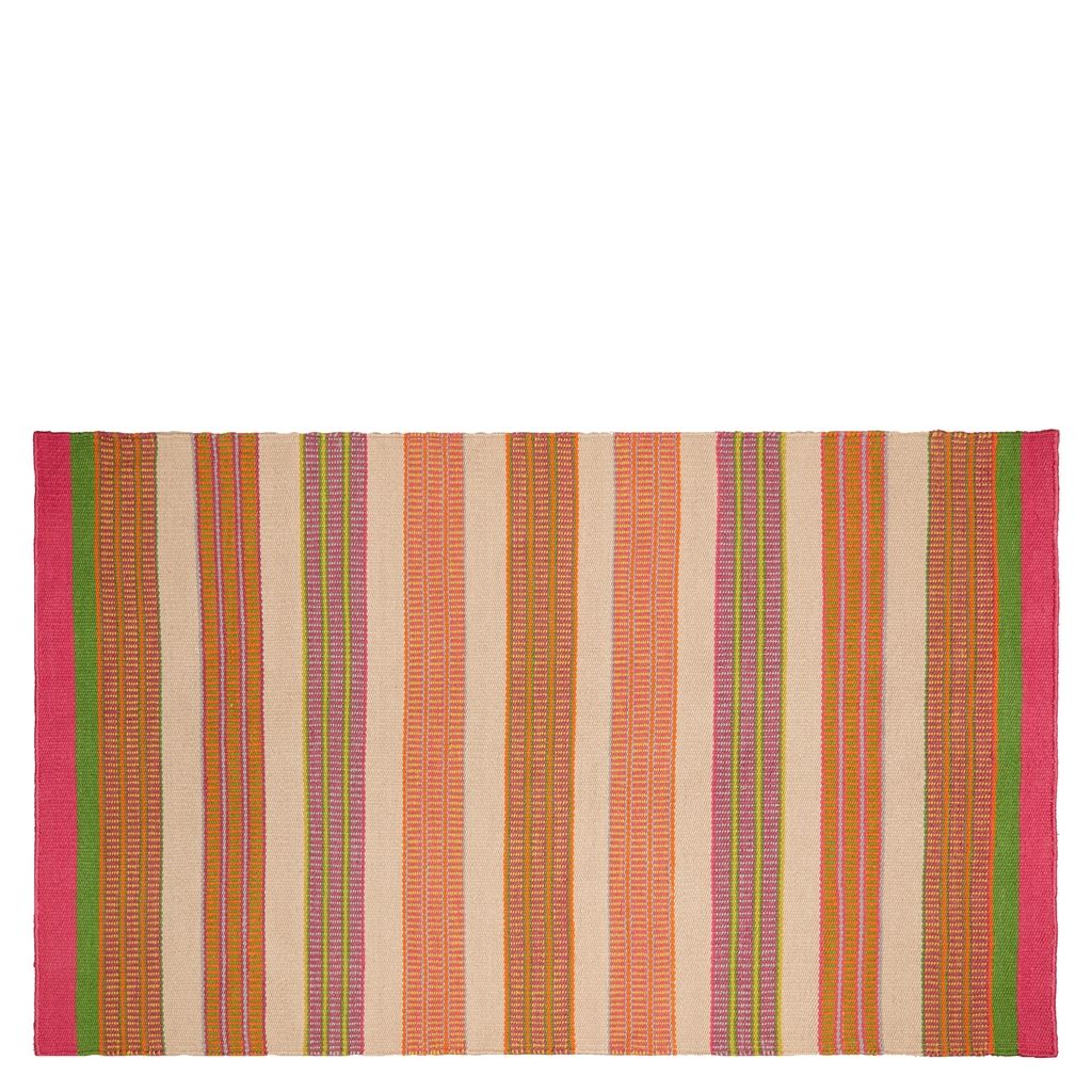 Mahakam Coral matta från Designers Guild — detalj