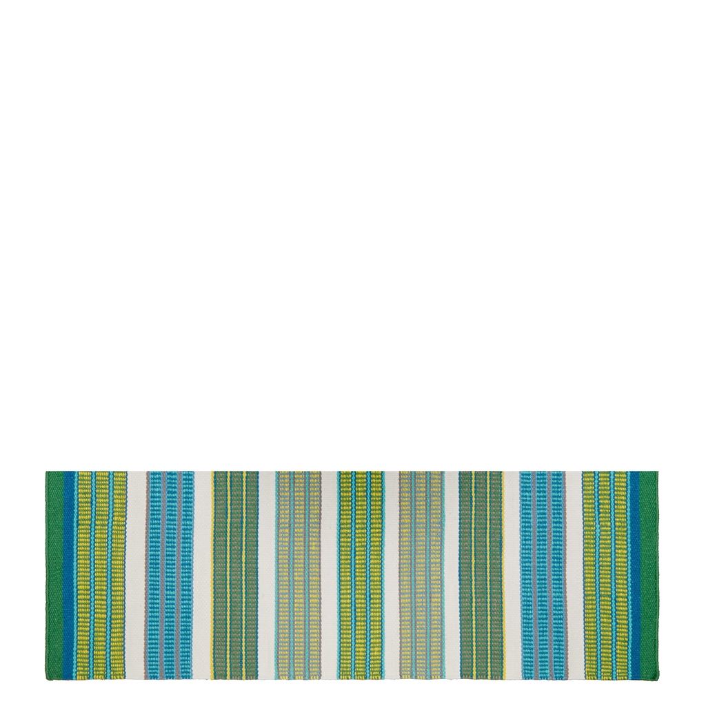 Mahakam Cobalt matta från Designers Guild — detalj