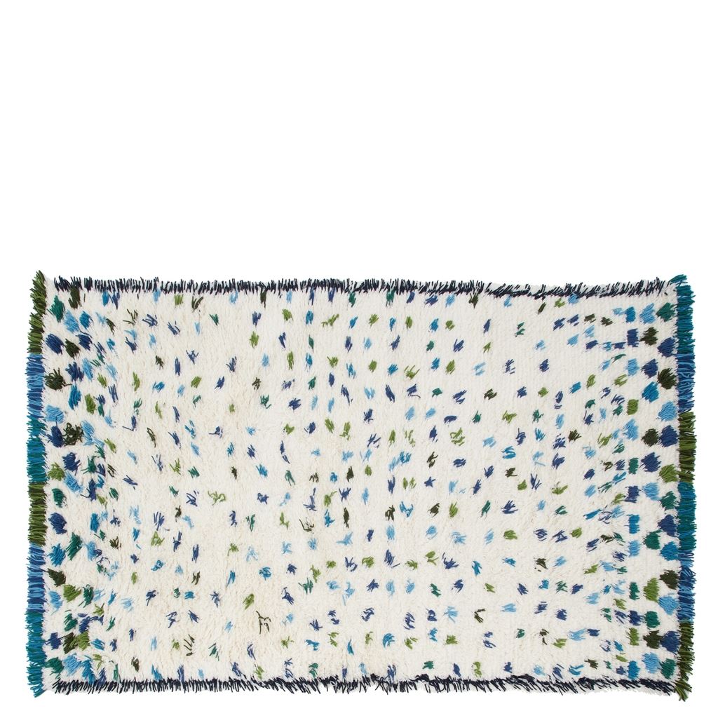 Valais Cobalt matta från Designers Guild — detalj