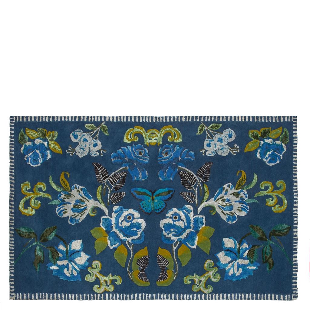 Eleonora Cobalt matta från Designers Guild — detalj