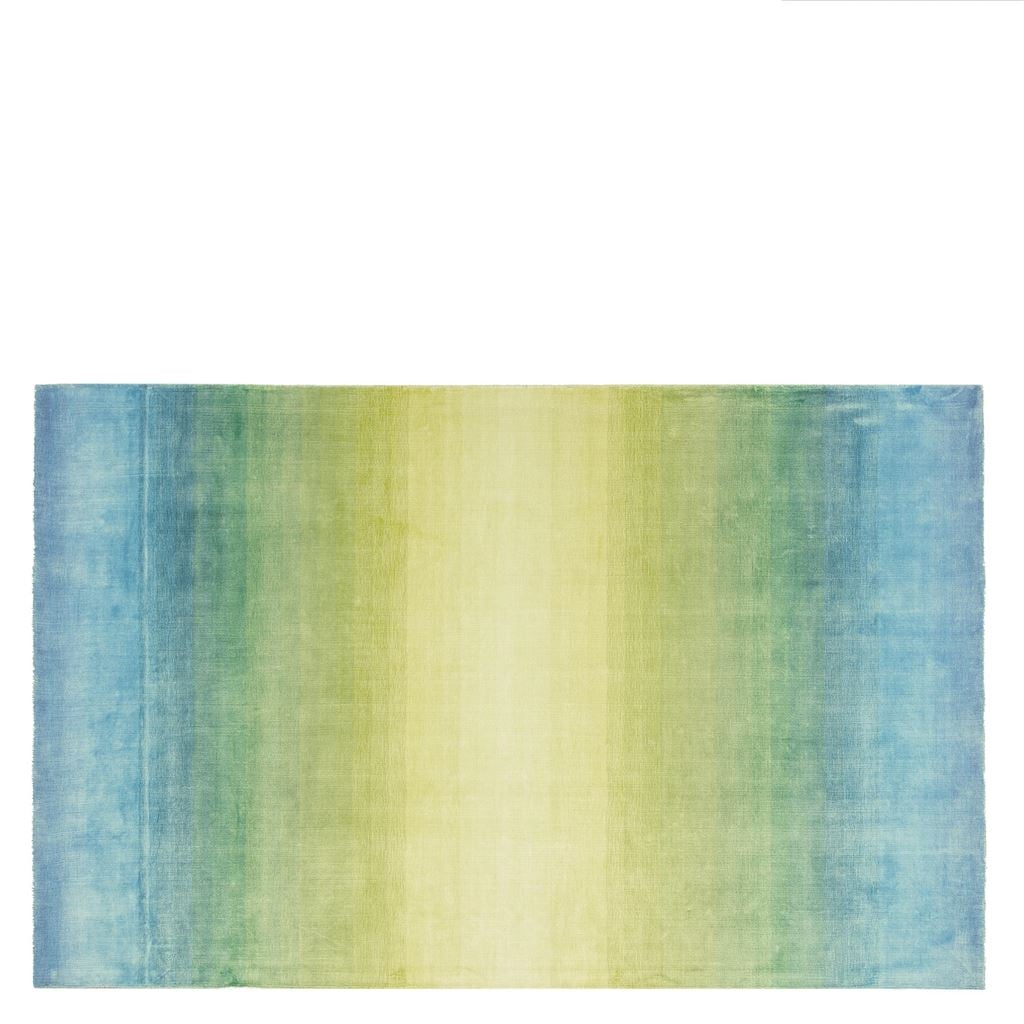 Savoie Azure matta från Designers Guild, sedd ovanifrån