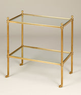 Portman etagär – Glass & Brass
