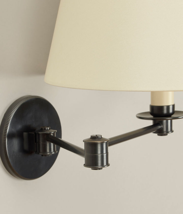 Cromer Swing Arm Vägglampa Dubbel