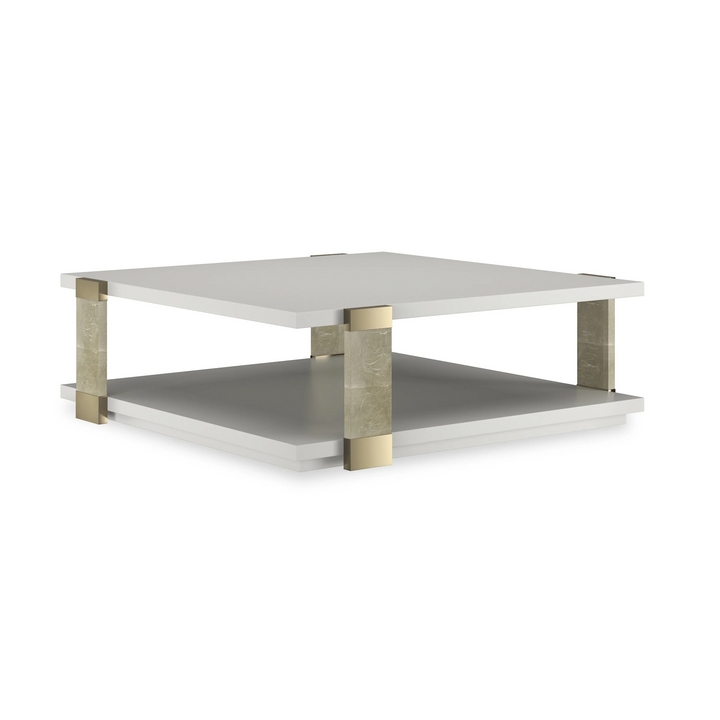 Bridges Coffee Table in Dark - Caracole