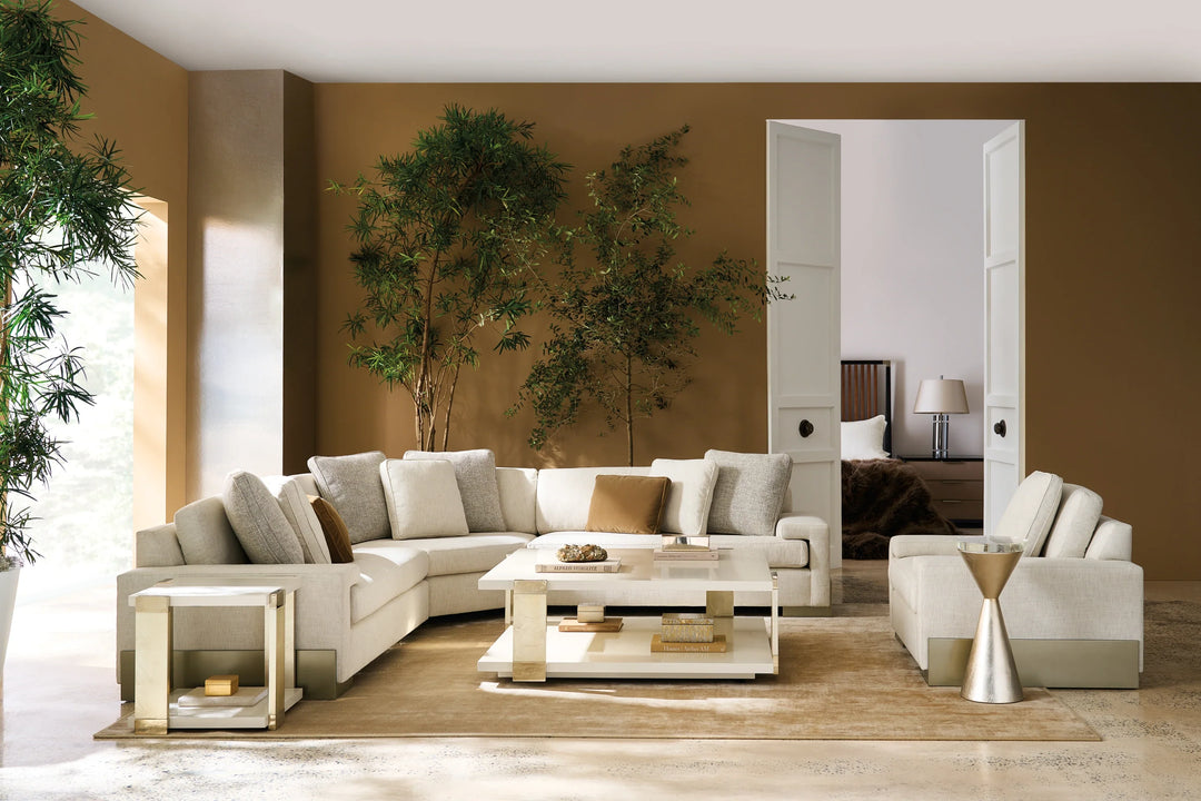 Bridges Coffee Table in Dark - Caracole
