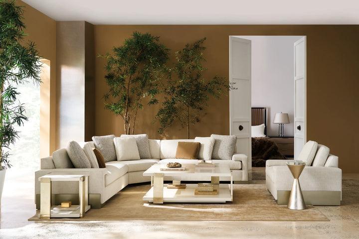 Bridges Coffee Table in Dark - Caracole