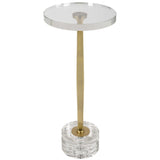 Groove Crystal Glass Drink Table - undefined